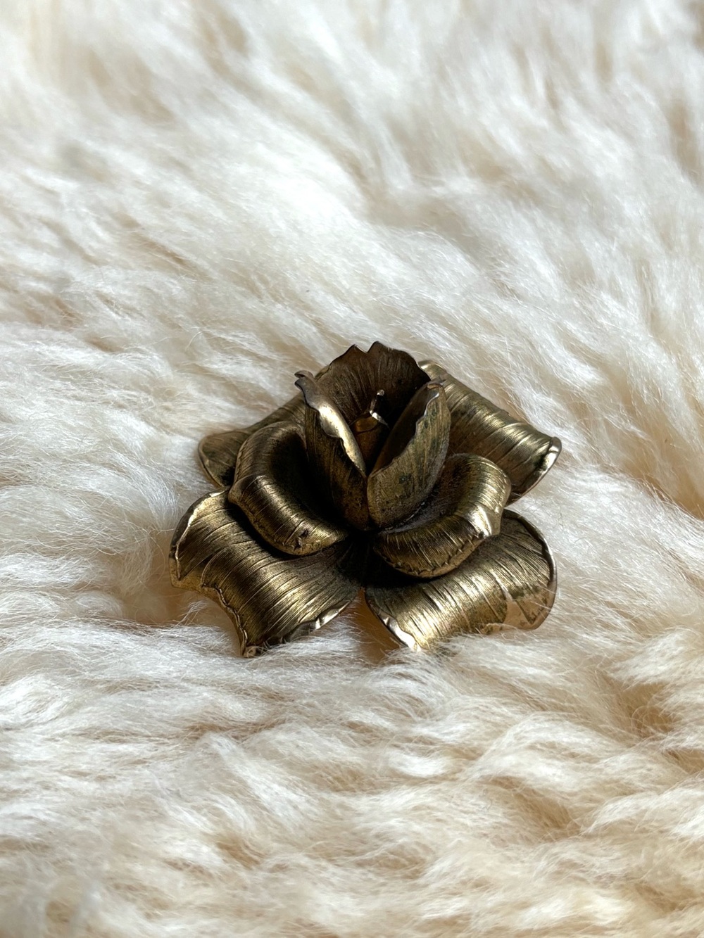 Vintage Gilded Brooch
